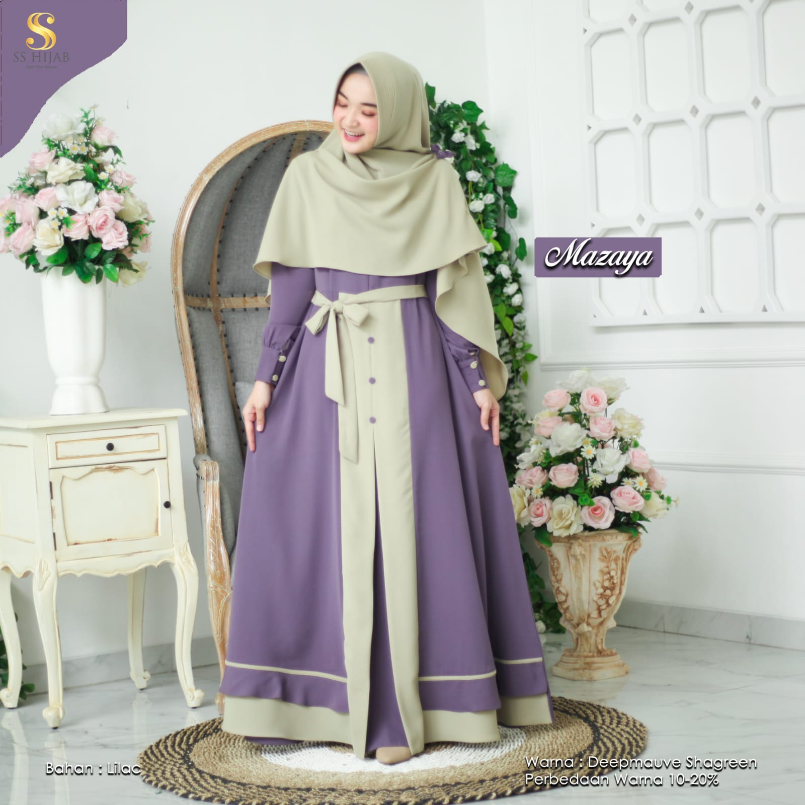 Foto Produk MAZAYA SET KHIMAR - SSHijab