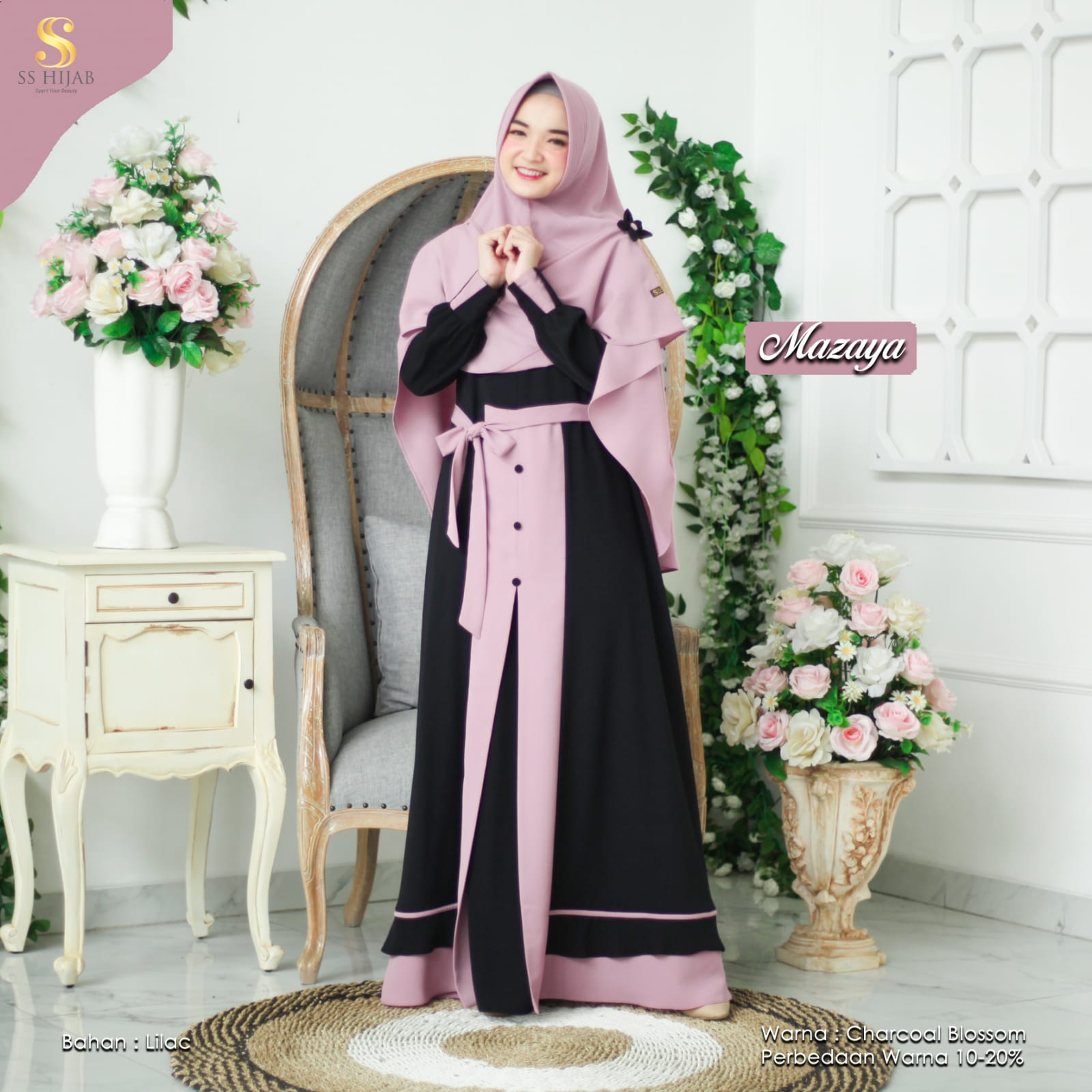 Foto Produk MAZAYA SET KHIMAR - SSHijab