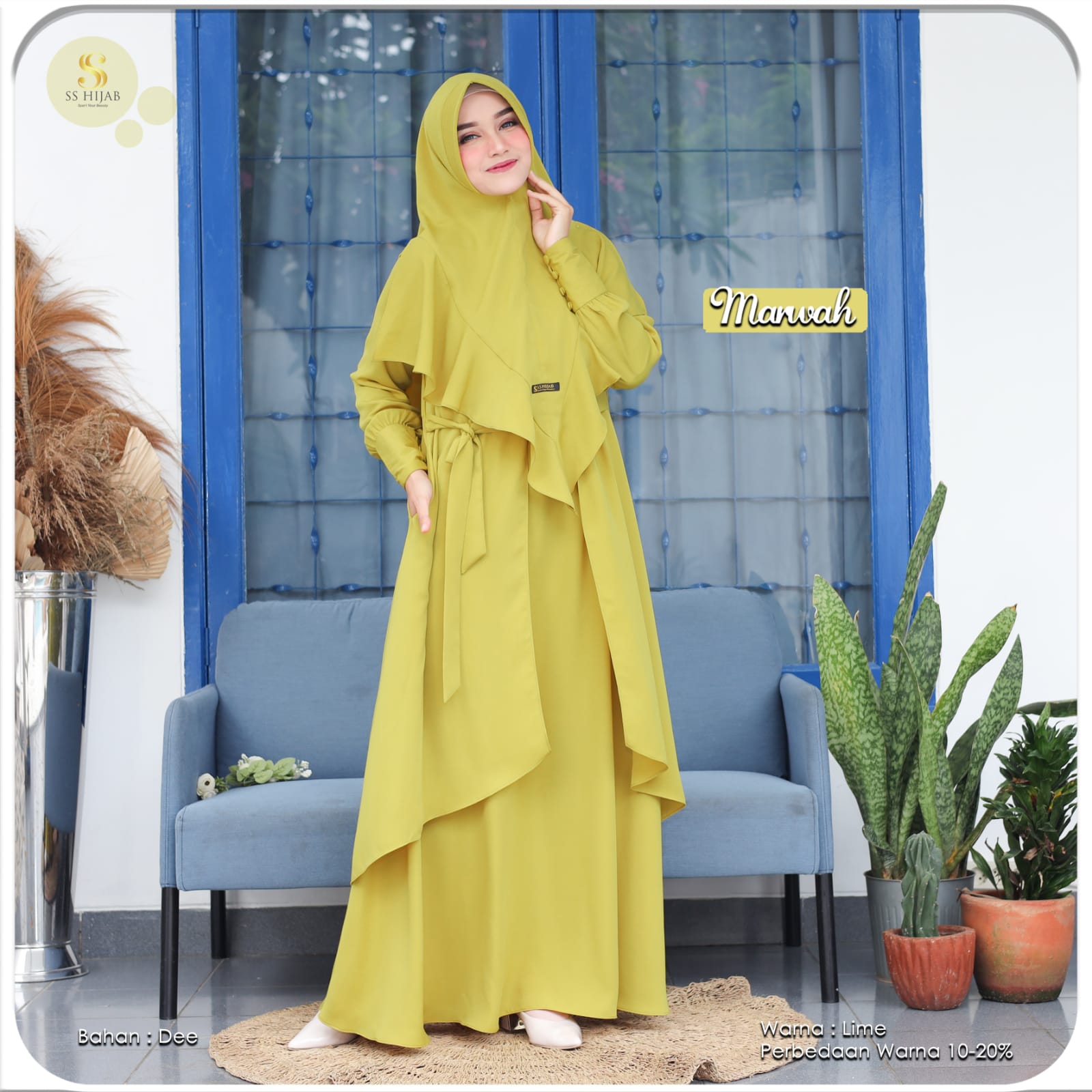 Foto Produk MARWAH SET KHIMAR LANCIP - SSHijab