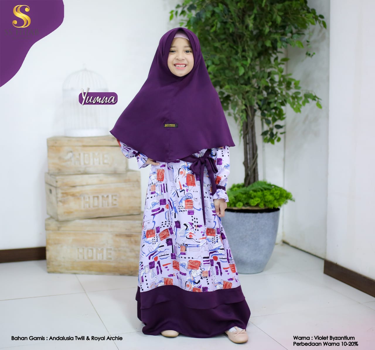 Foto Produk YUMNA MOTIF ANAK SET - SSHijab