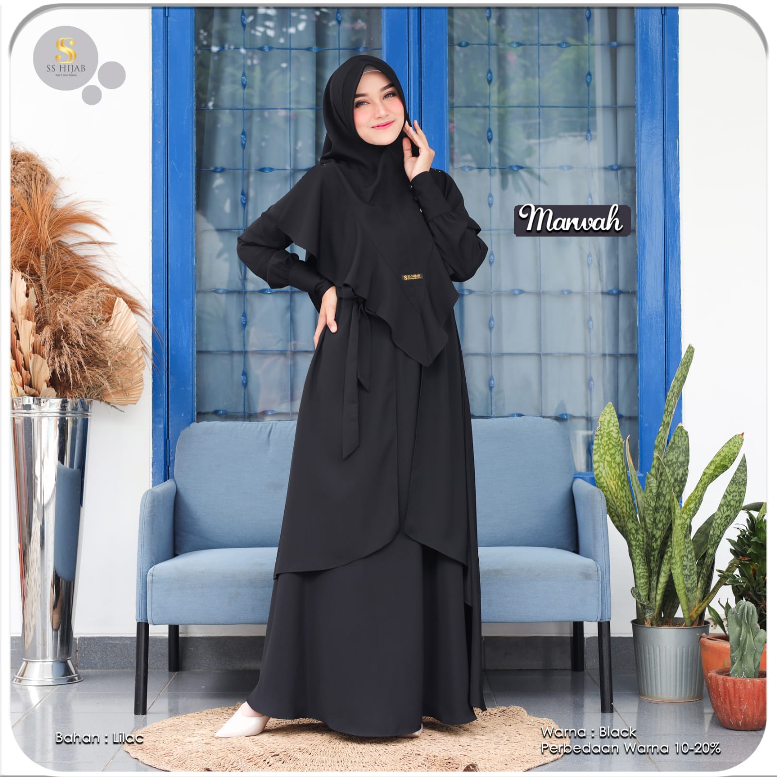 Foto Produk MARWAH SET KHIMAR LANCIP - SSHijab