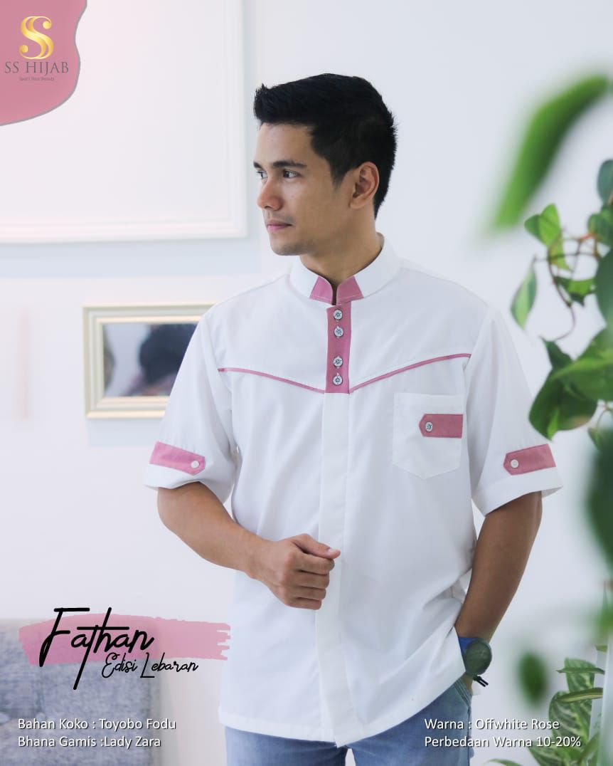 Foto Produk New Fathan Ayah (White) - SSHijab