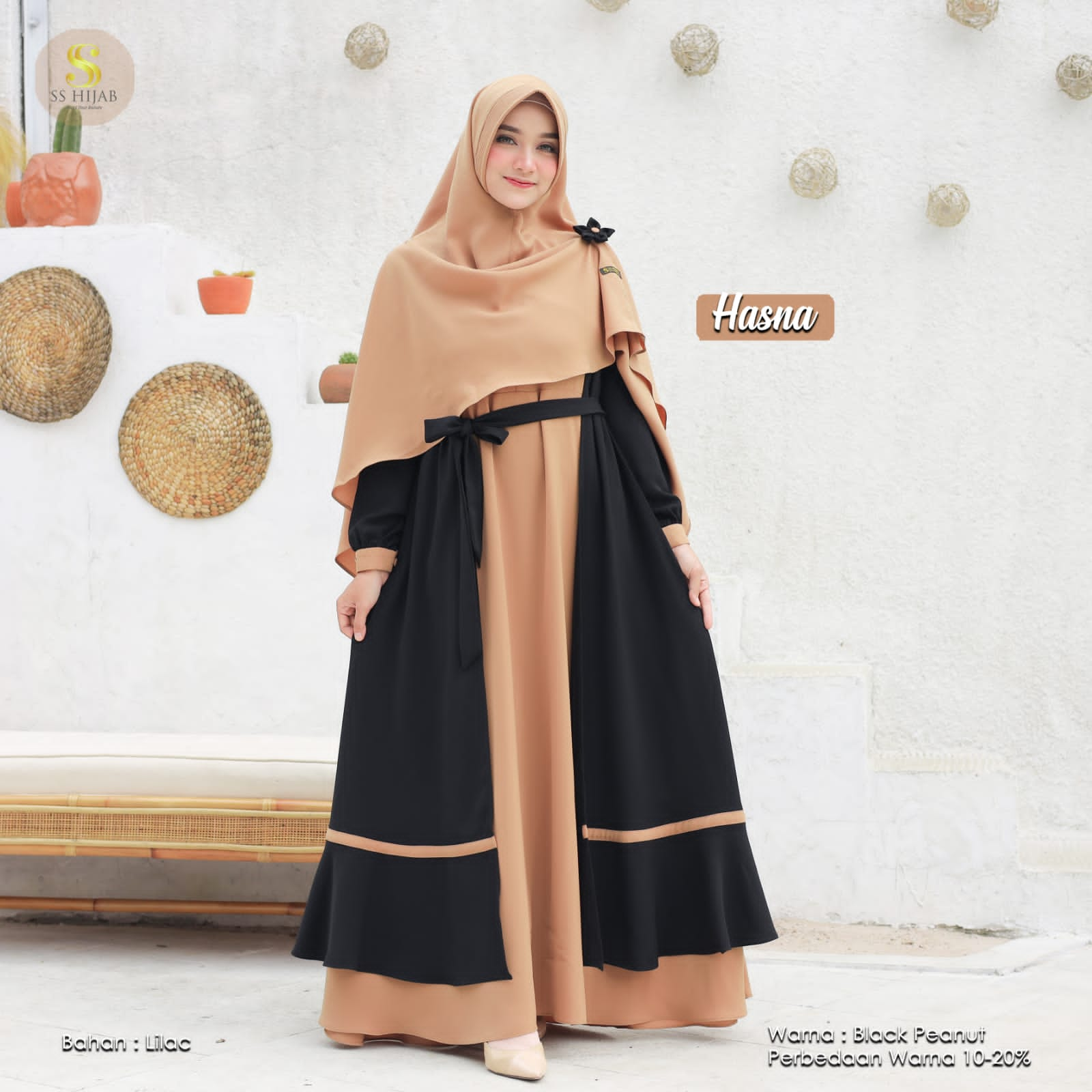 Foto Produk HASNA SET KHIMAR BASIC - SSHijab