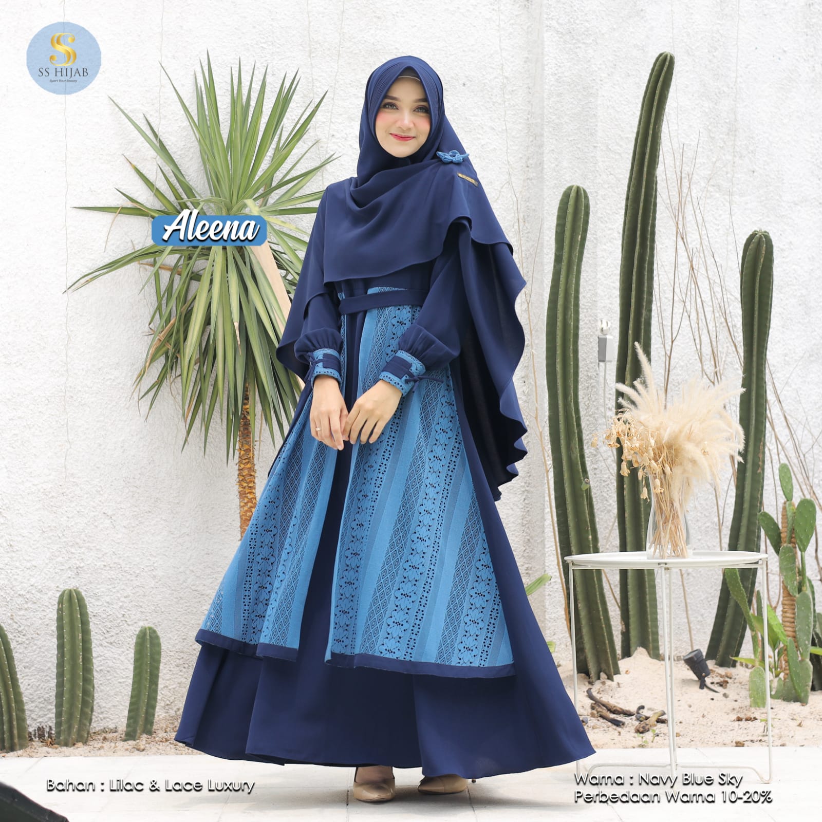 Foto Produk ALEENA SET KHIMAR - SSHijab