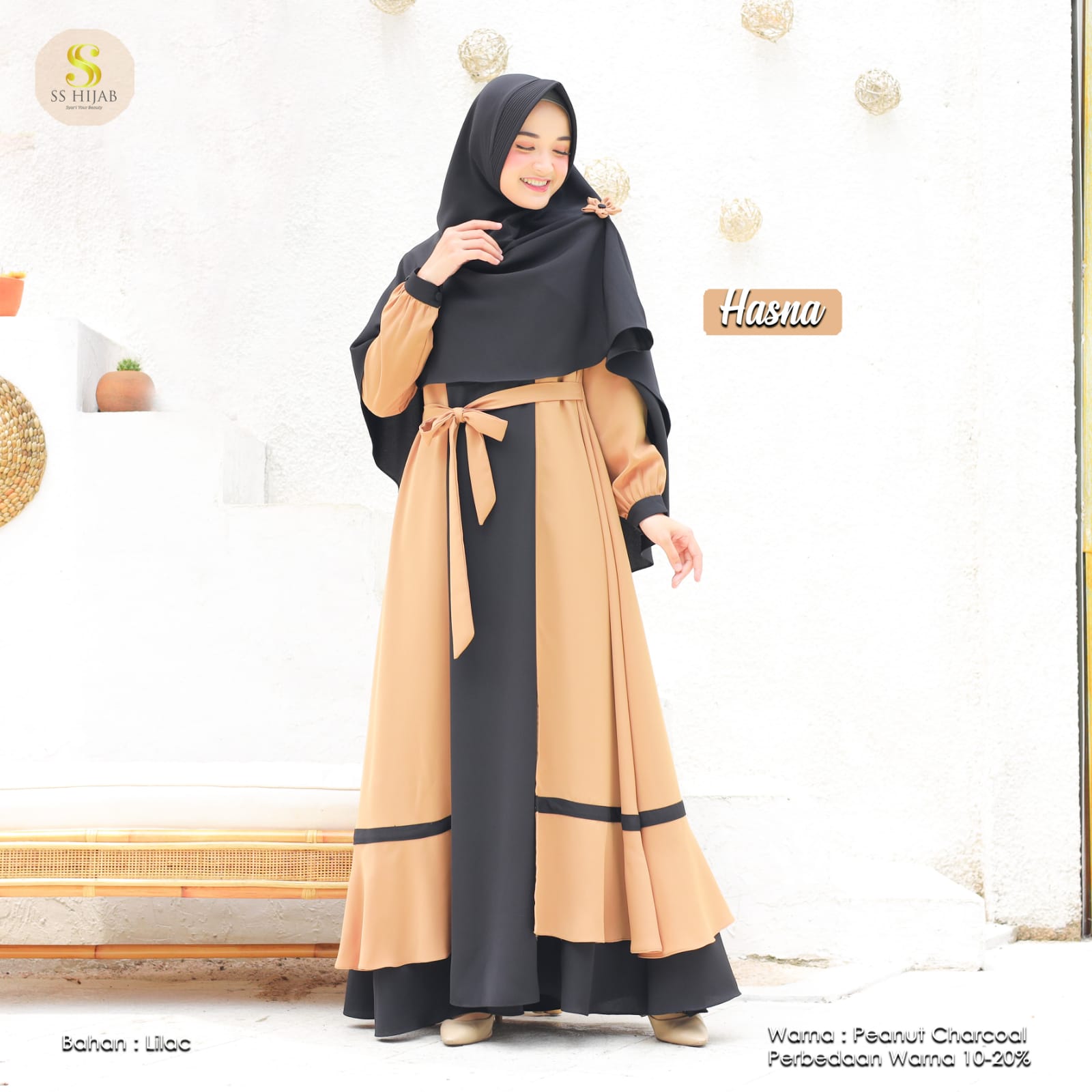 Foto Produk HASNA SET KHIMAR BASIC - SSHijab