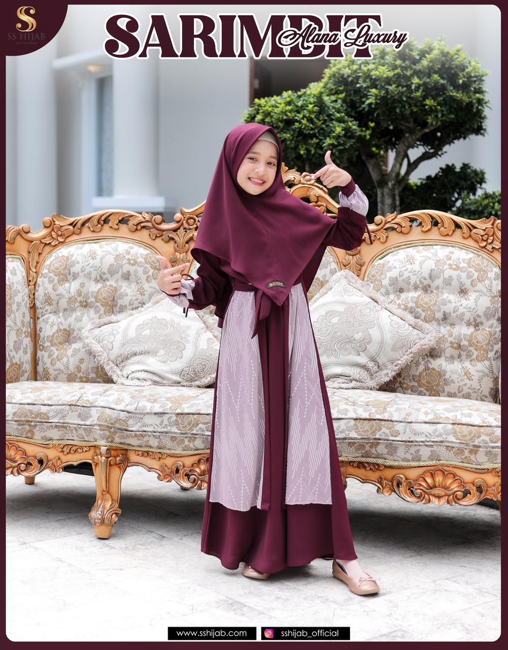 Foto Produk ALANA LUXURY- GAMIS ANAK SET - SSHijab