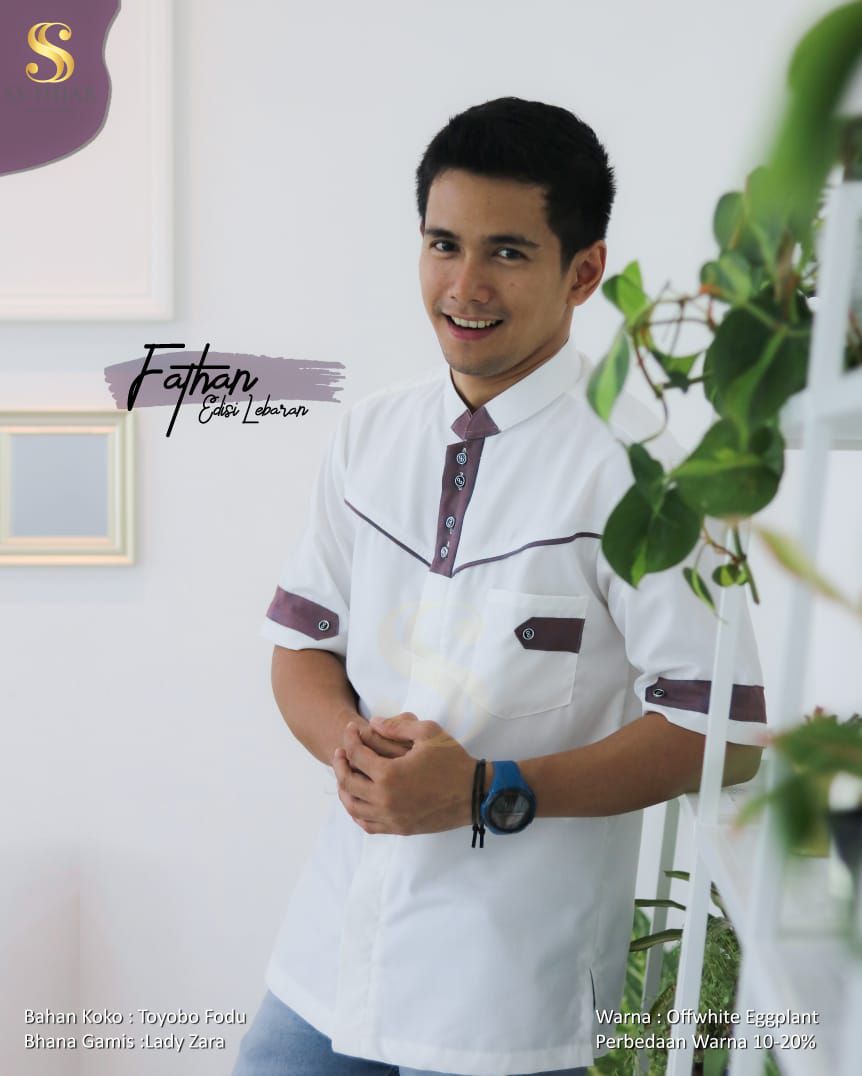 Foto Produk New Fathan Ayah (White) - SSHijab