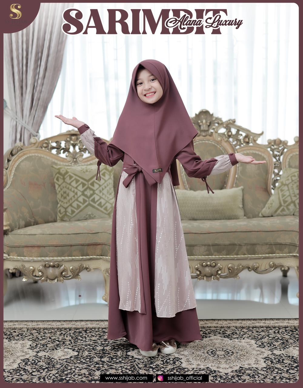 Foto Produk ALANA LUXURY- GAMIS ANAK SET - SSHijab