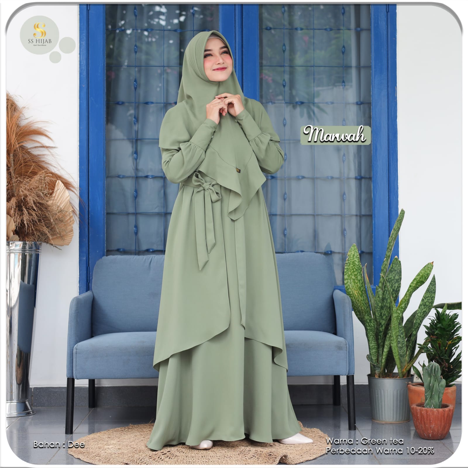 Foto Produk MARWAH SET KHIMAR LANCIP - SSHijab