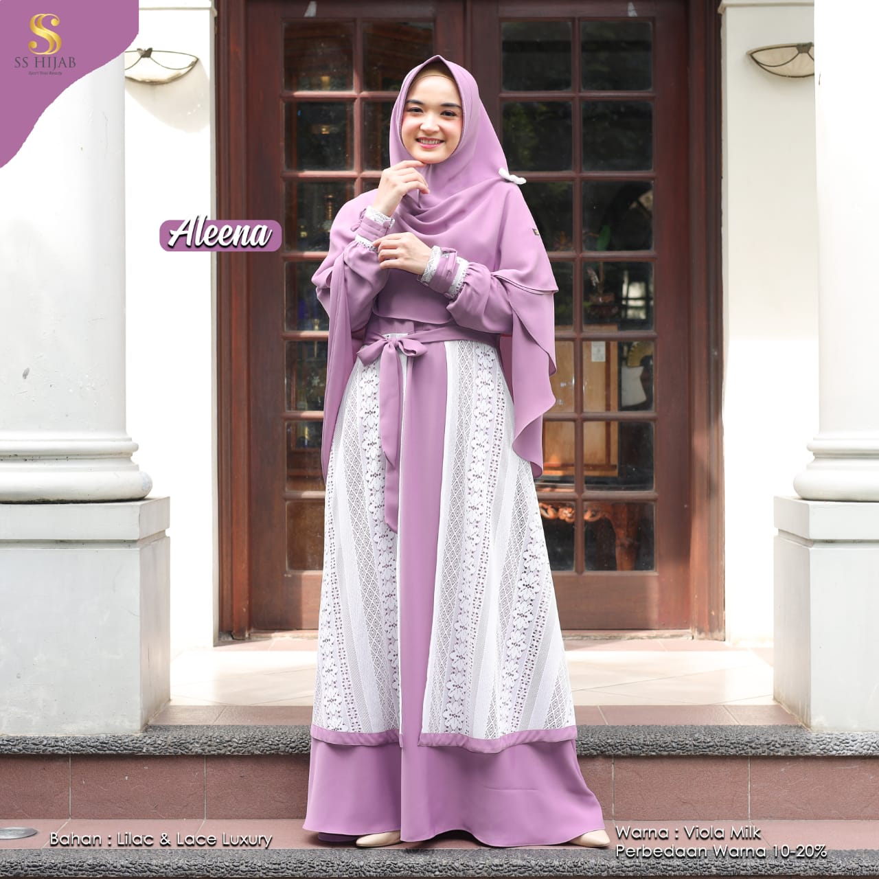 Foto Produk ALEENA SET KHIMAR - SSHijab