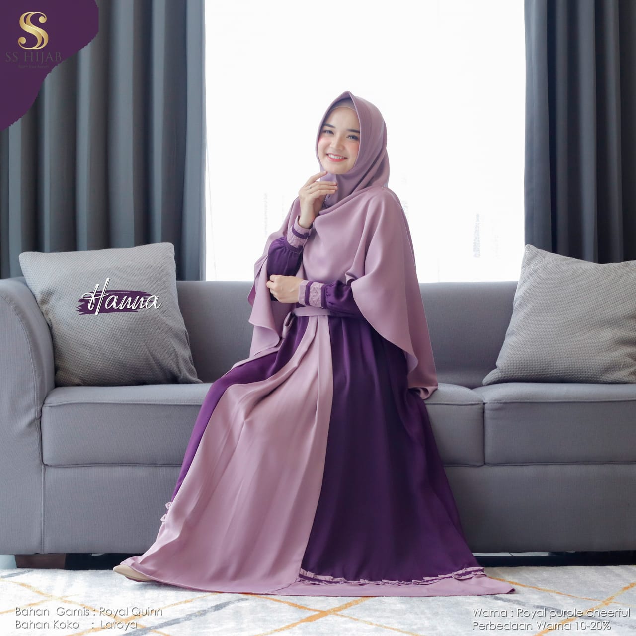 Foto Produk HANNA IBU GAMIS ONLY - SSHijab