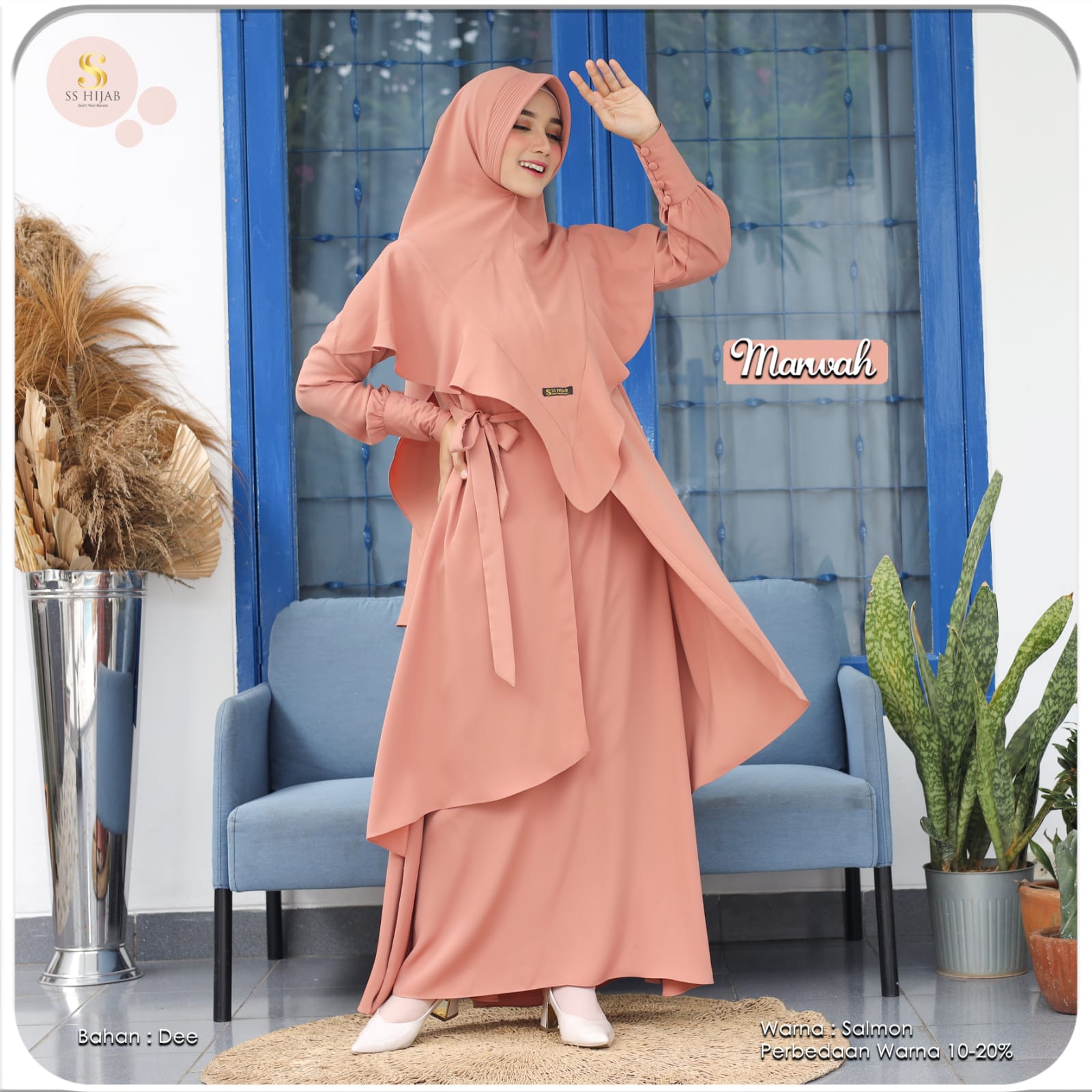 Foto Produk MARWAH SET KHIMAR LANCIP - SSHijab