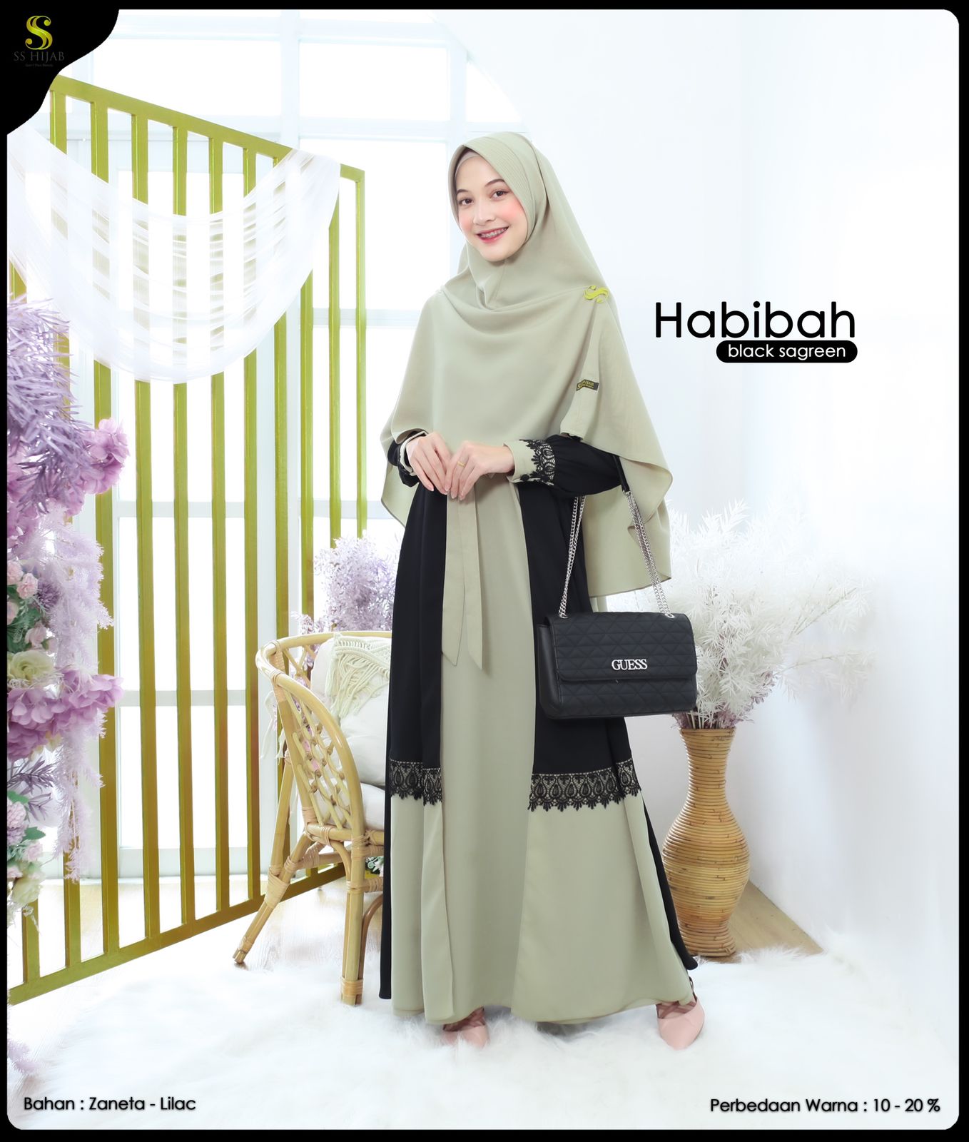 Foto Produk HABIBAH  SET KHIMAR BASIC - SSHijab