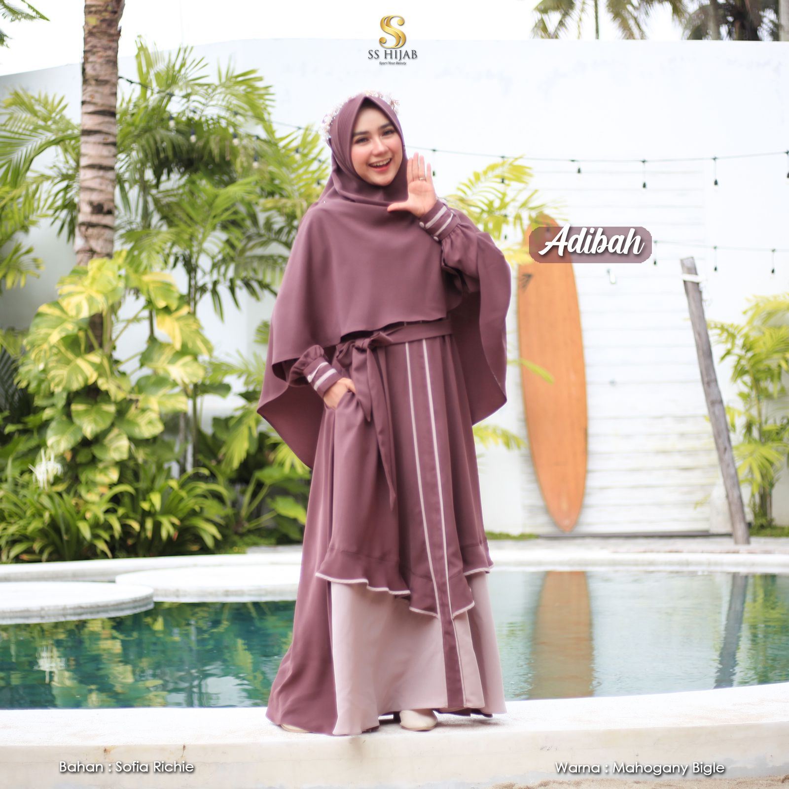 Foto Produk ADIBAH SET KHIMAR BASIC - SSHijab