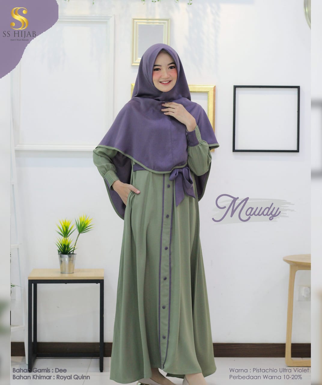 Foto Produk MAUDY SERIES GAMIS ONLY - SSHijab