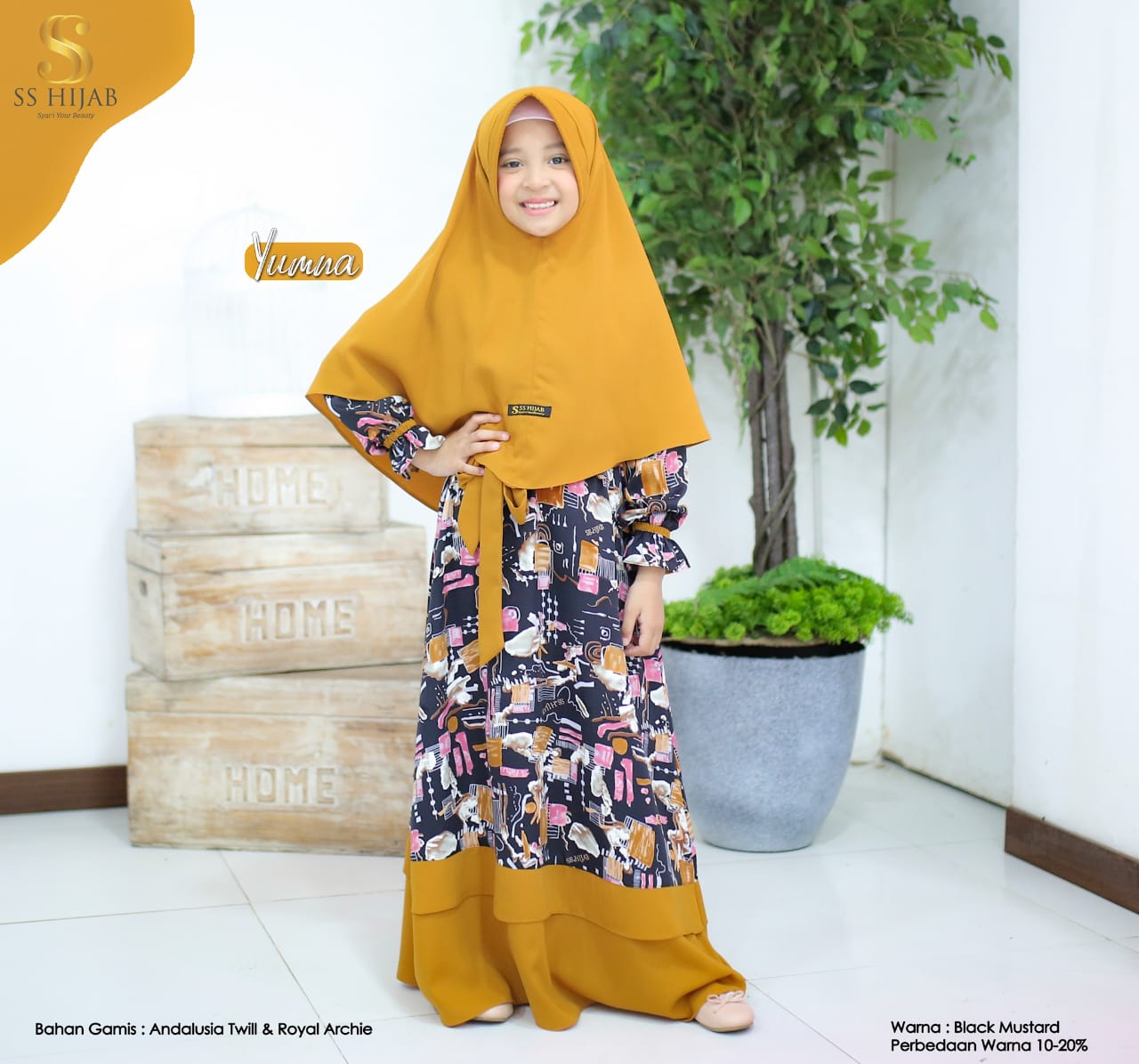 Foto Produk YUMNA MOTIF ANAK SET - SSHijab