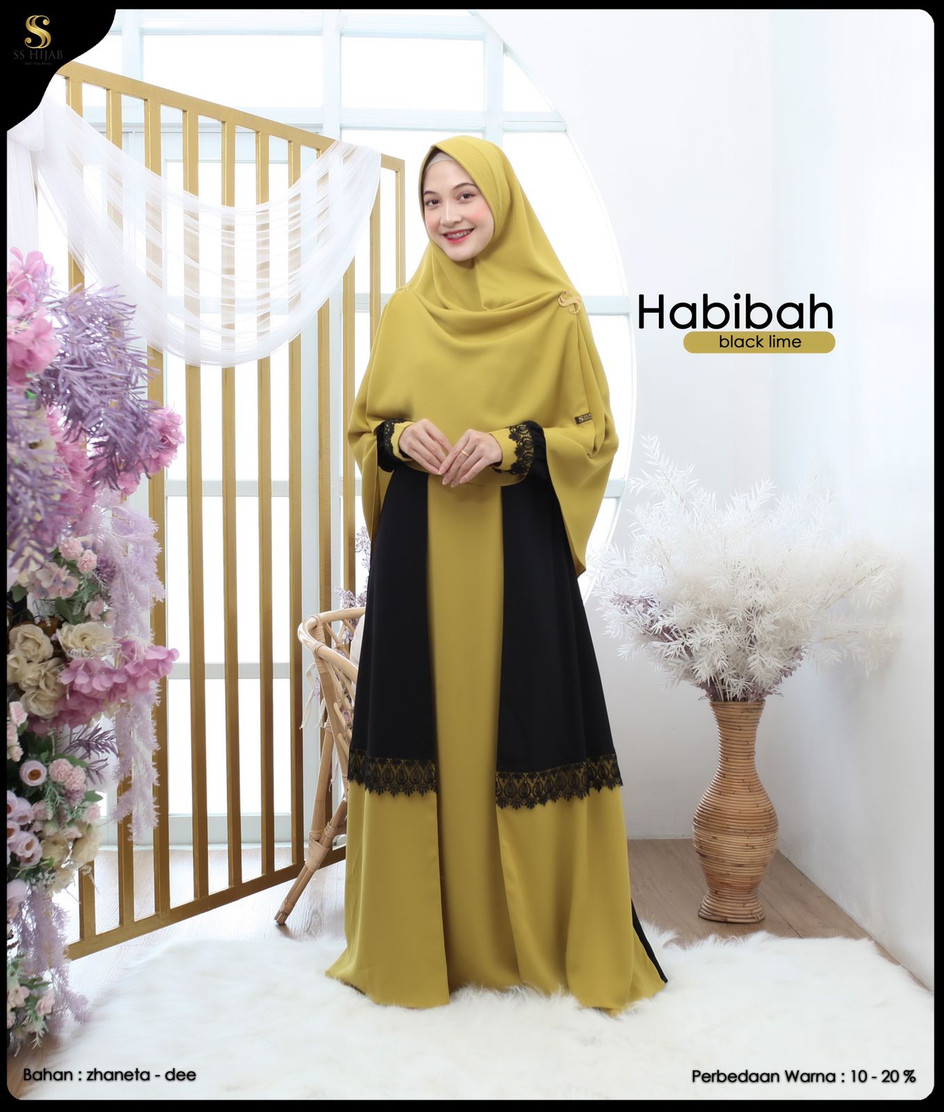 Foto Produk HABIBAH  SET KHIMAR BASIC - SSHijab