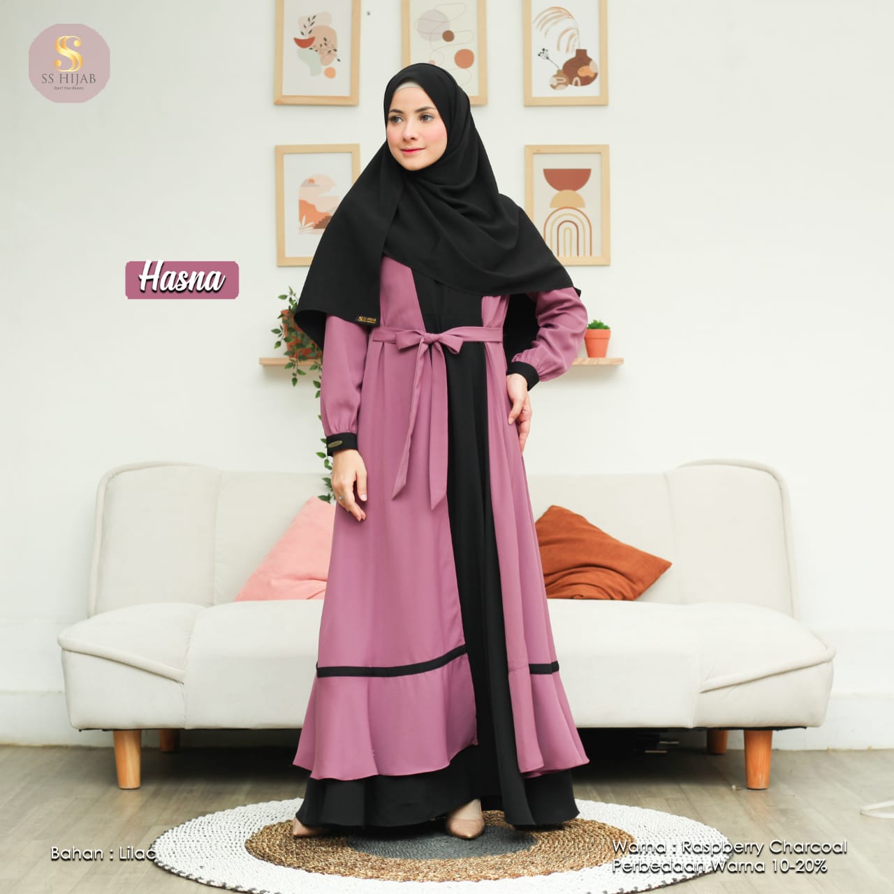 Foto Produk HASNA SET PASHMINA - SSHijab